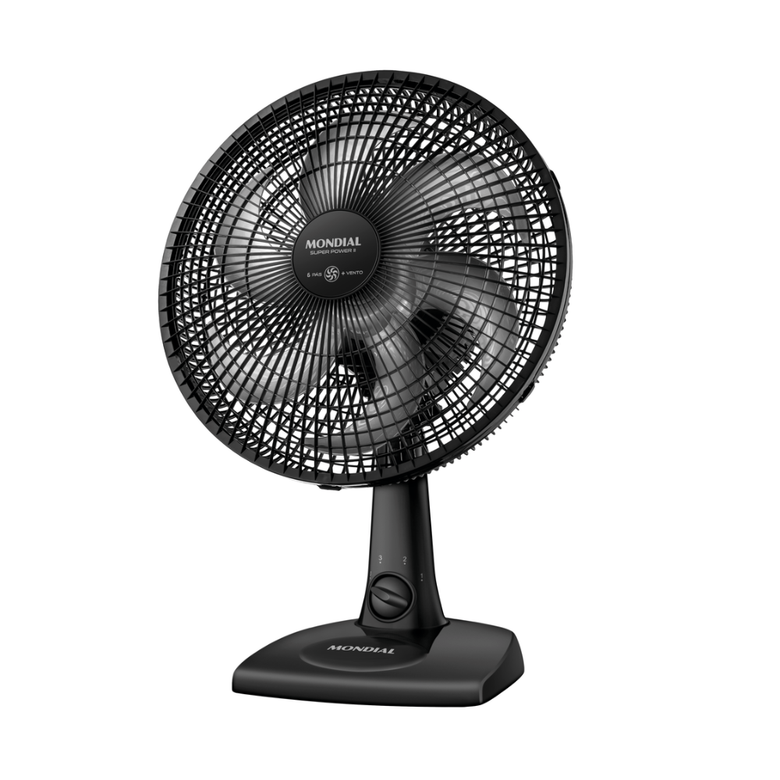 Ventilador de Mesa Mondial NVSP-30-B 30cm 6 Pás