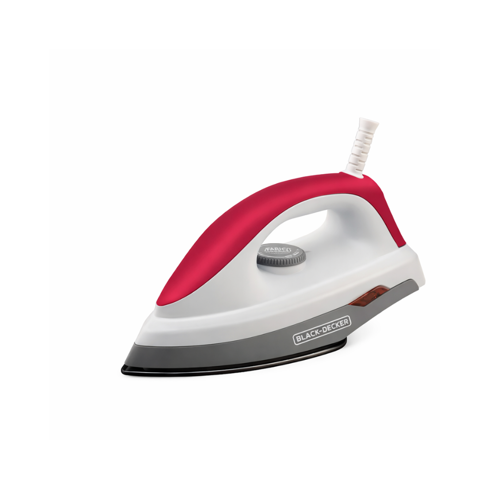 Ferro de Passar a Seco F300 Black & Decker - BRANCO/VERMELHO