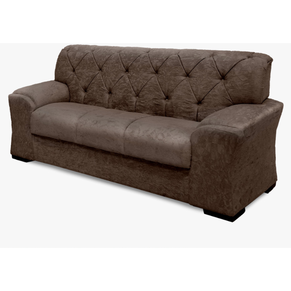 Conjunto de Sofá 2 e 3 Lugares Caribe Capitonê Masterflex