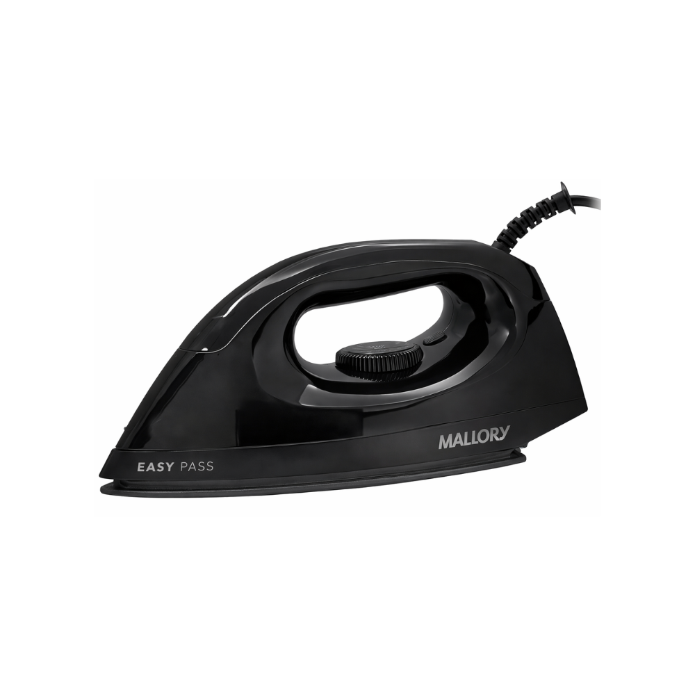 Ferro de Passar a Seco Easy Pass Mallory - PRETO