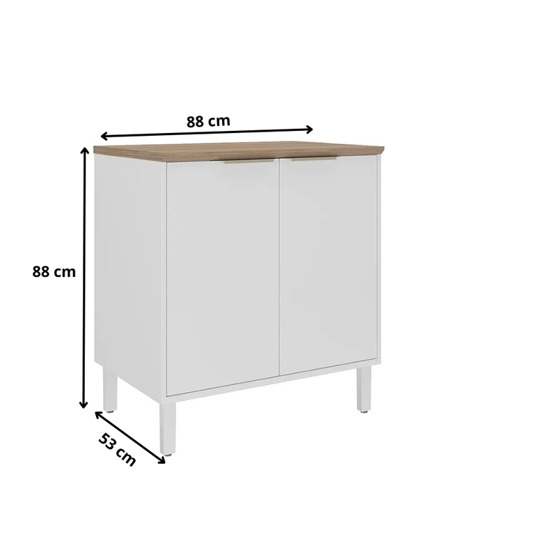 Balcão 2 Portas Itatiaia Branco Renova