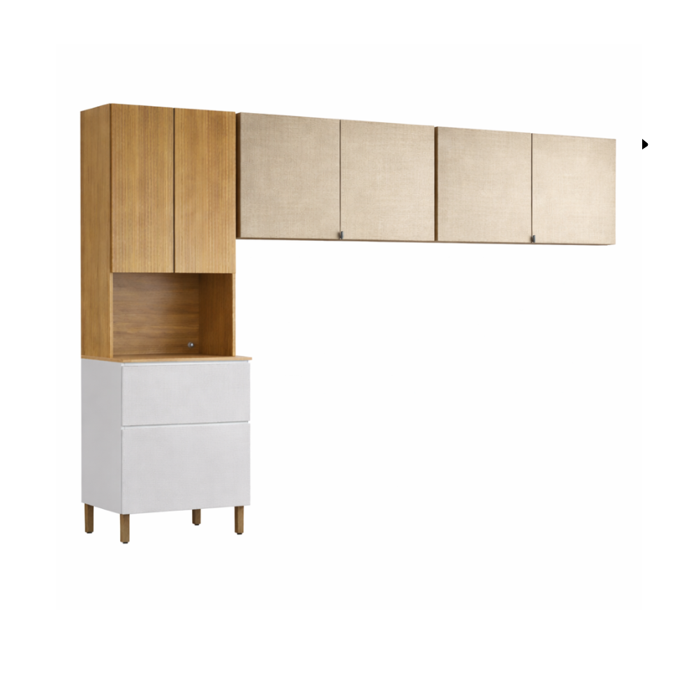 Cozinha 3 peças 7 Portas 1 Gaveta Art Kits Paraná