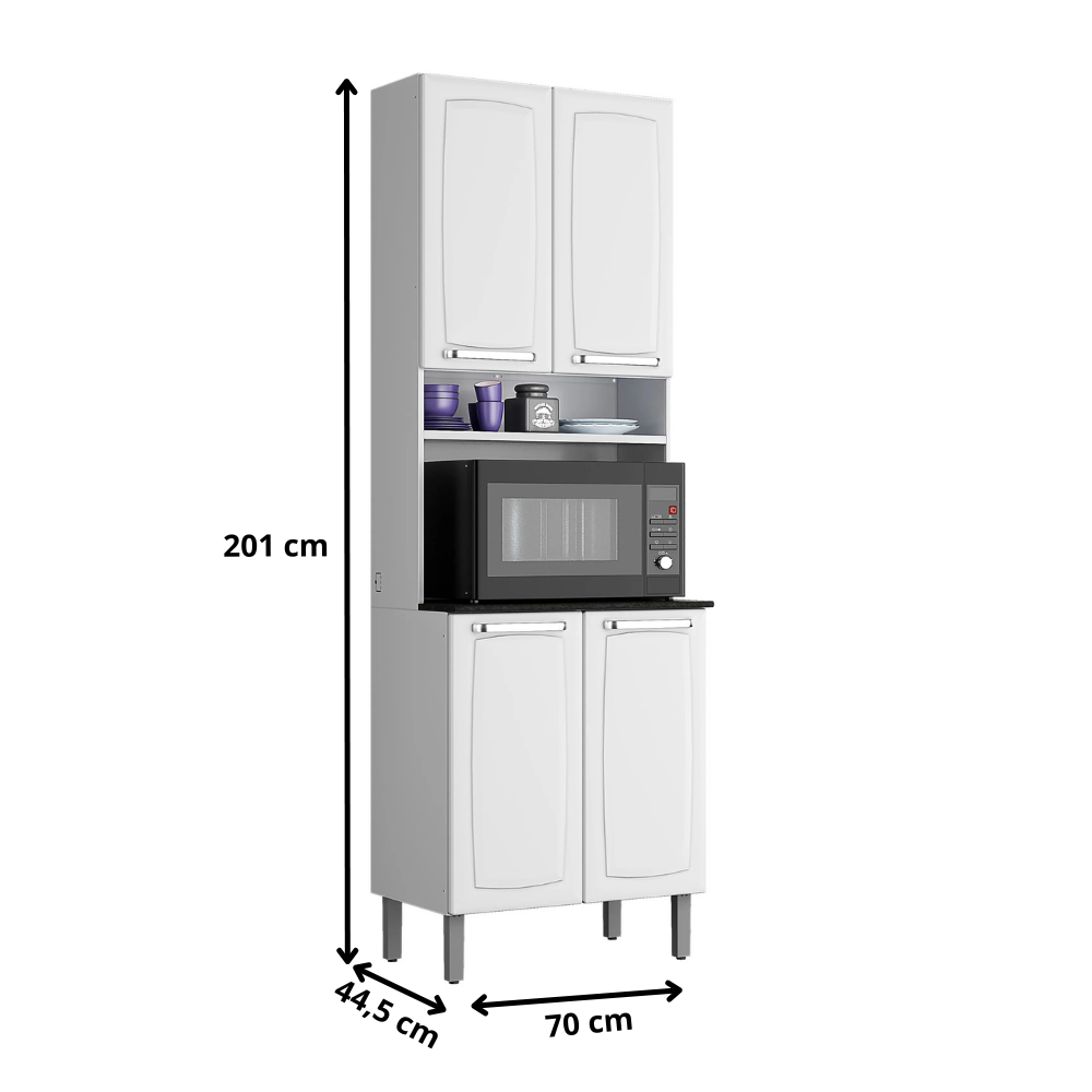 Paneleiro 4 Portas 70cm Luce Itatiaia