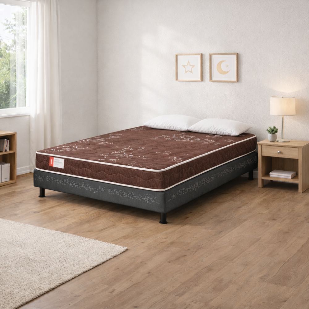 Colchão Casal D20 138x188 Max Saúde Reconflex - MARROM