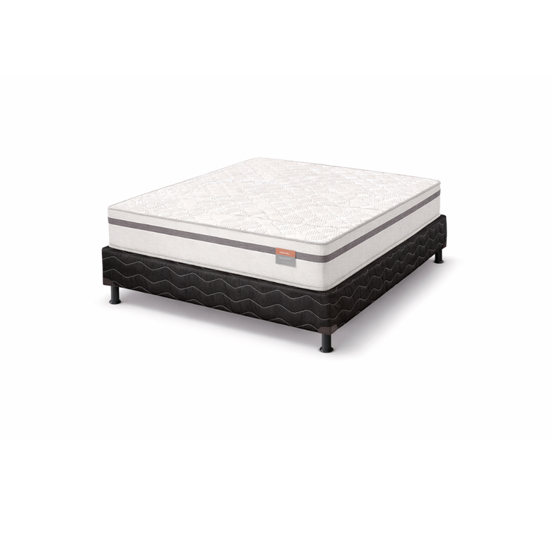 Conjunto Box Casal 188x138 Confort LN Reconflex