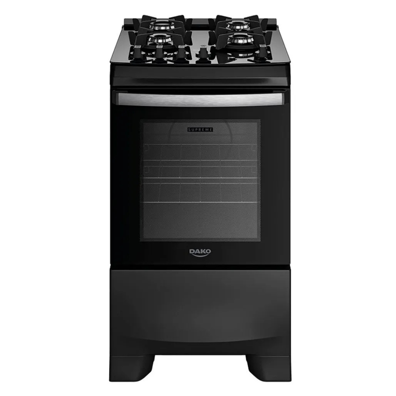 Fogão 4 Bocas Automático Supreme Glass Dako
