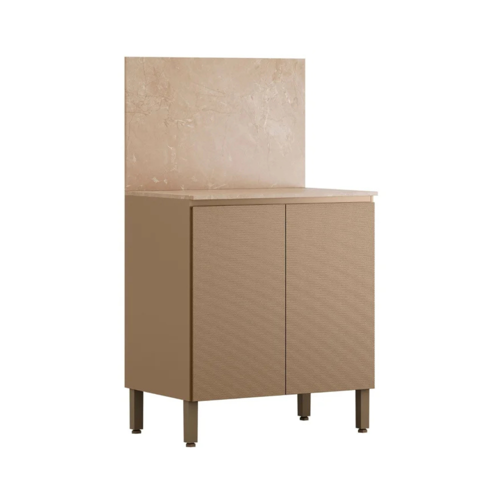 Balcão 2 Portas 80cm Art Kits Paraná - VANILLA