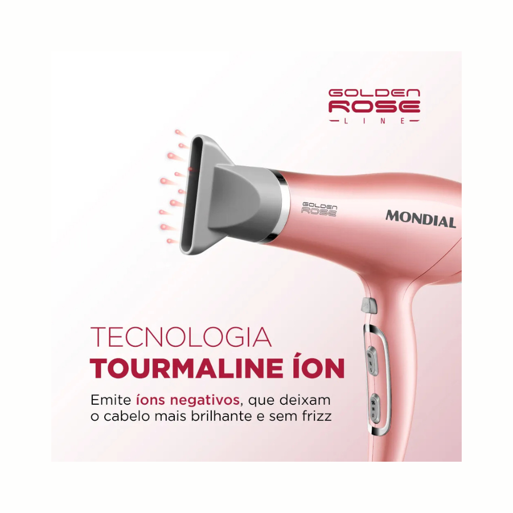 Secador de Cabelos Mondial SC-32 - ROSE