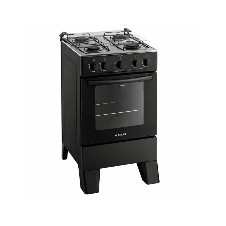 Fogão 4 Bocas Atlas Acendimento Manual Milão