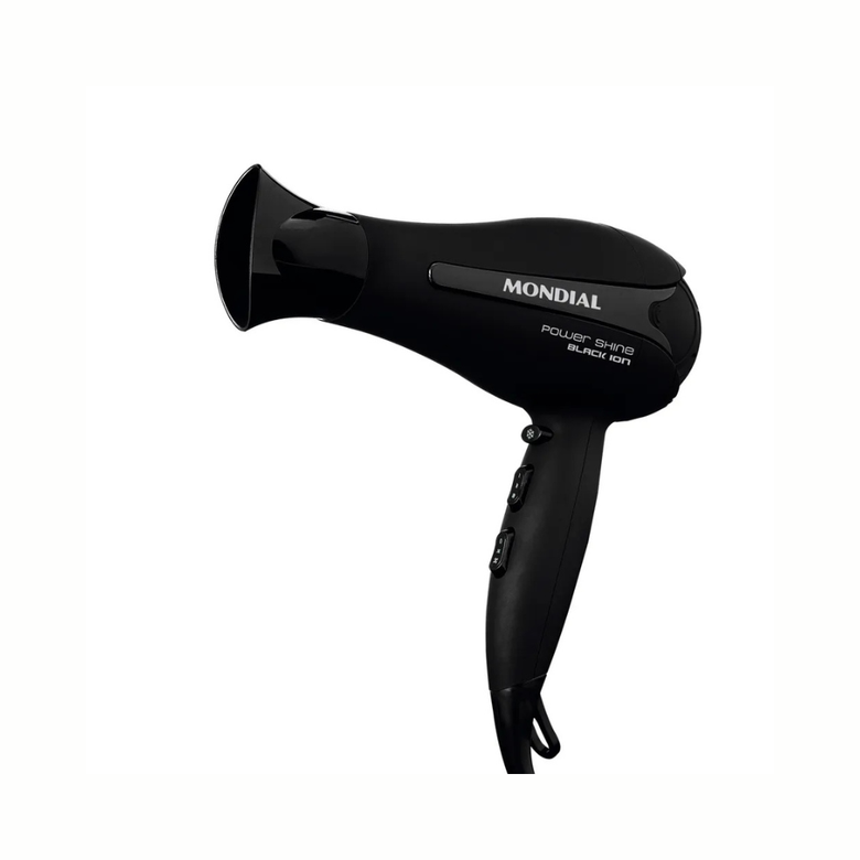 Secador de Cabelos Mondial Power Shine Black Íon SC-13