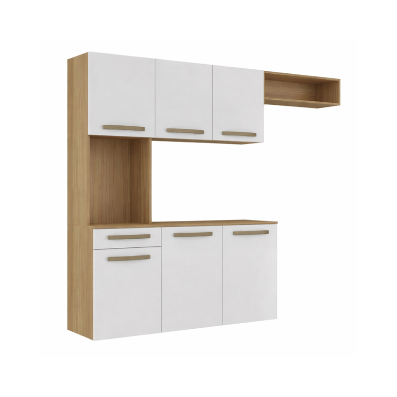 Cozinha Suspensa 6 Portas 1 Gaveta  Belíssima Fiorello