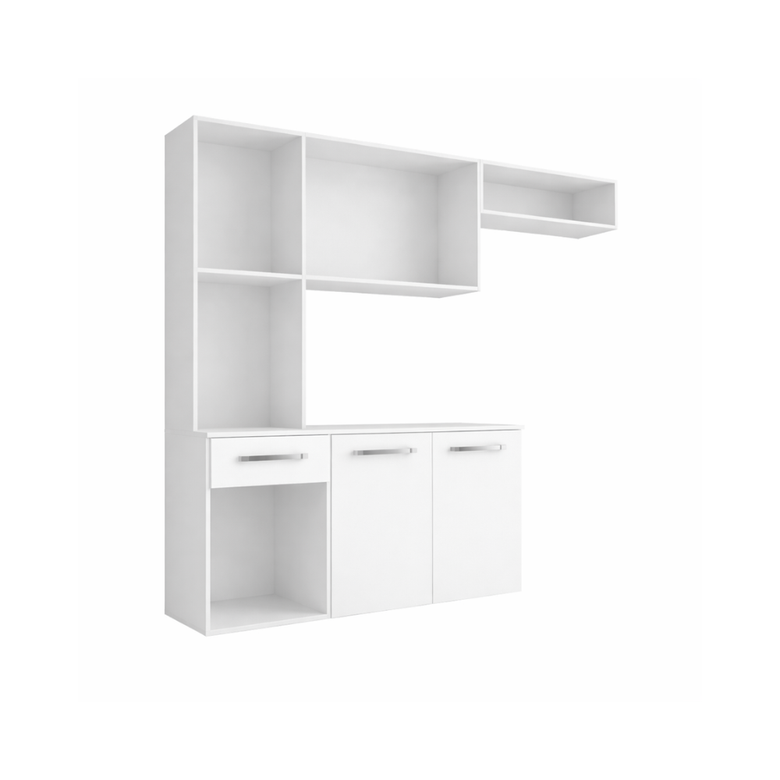 Cozinha Suspensa 6 Portas 1 Gaveta  Belíssima Fiorello