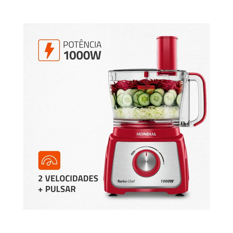 Multiprocessador Turbo Chef 7 em 1 Mondial MPN-01-RE