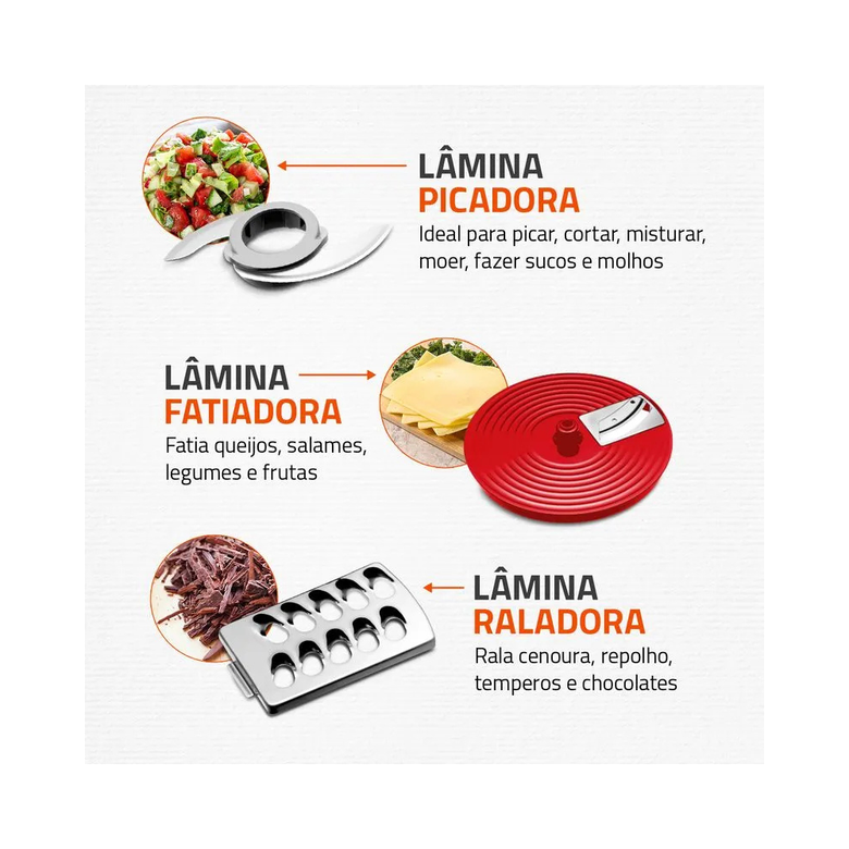 Multiprocessador Turbo Chef 7 em 1 Mondial MPN-01-RE