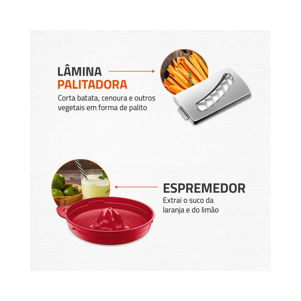 Multiprocessador Turbo Chef 7 em 1 Mondial MPN-01-RE