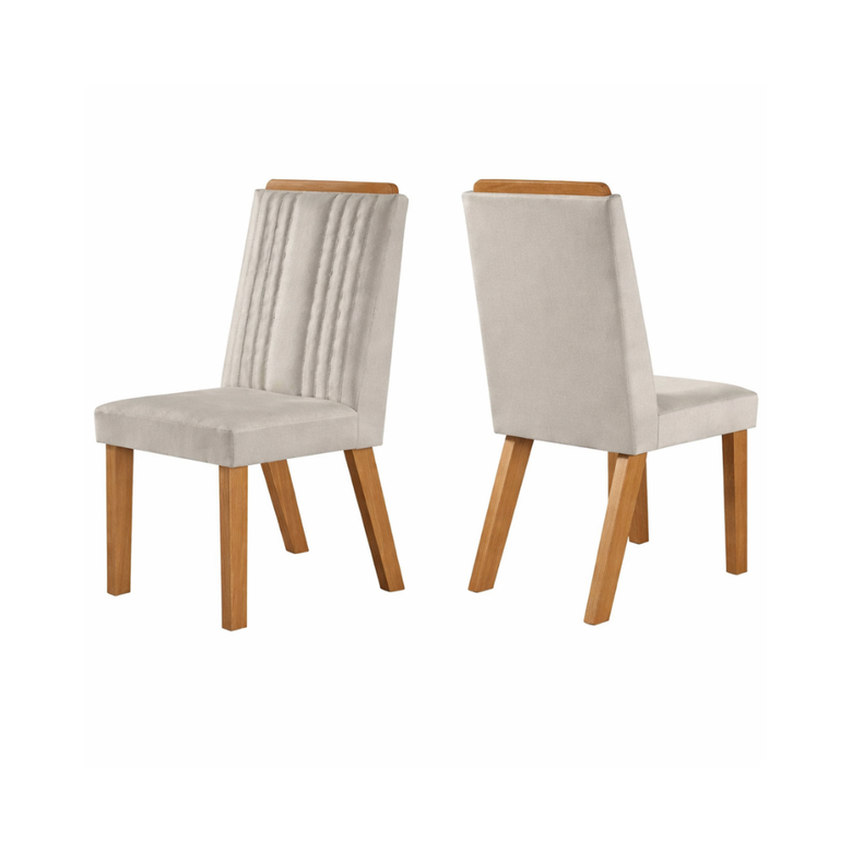 Conjunto 2 Cadeiras Florença LJ Móveis