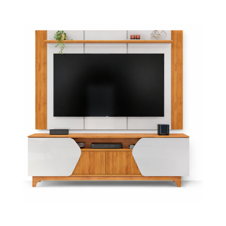 Painel e Bancada Helo para TV Até 75' DJ Móveis