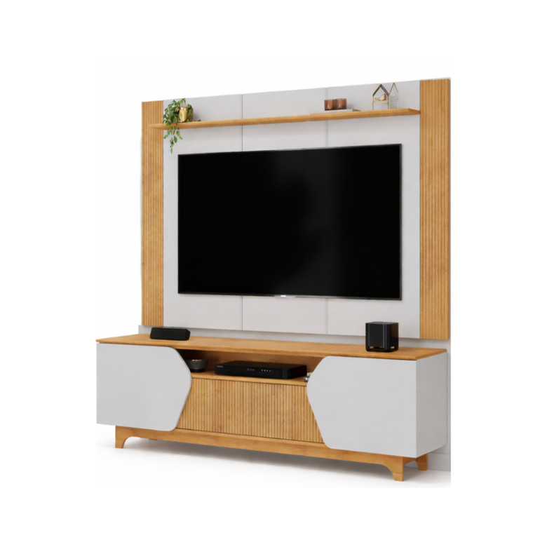 Painel e Bancada Helo para TV Até 75' DJ Móveis