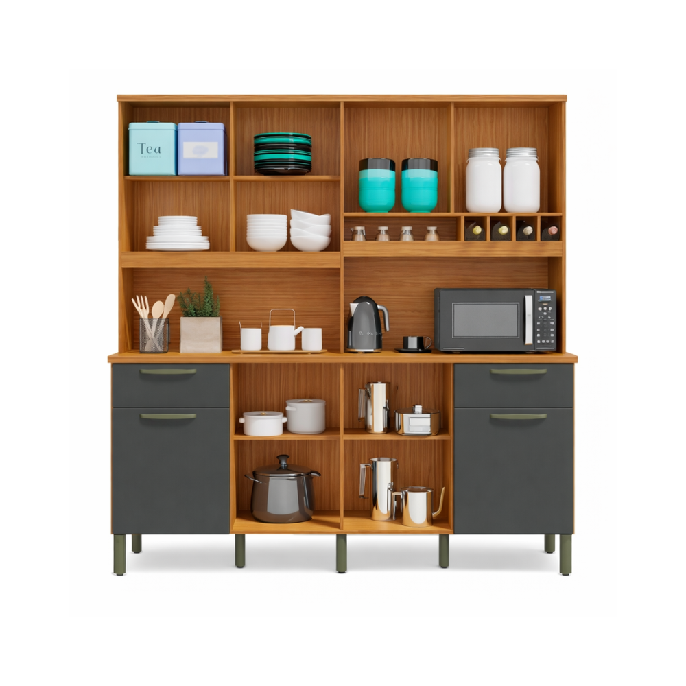 Armário de Cozinha 8 Portas Carbenet Prime Ronipa