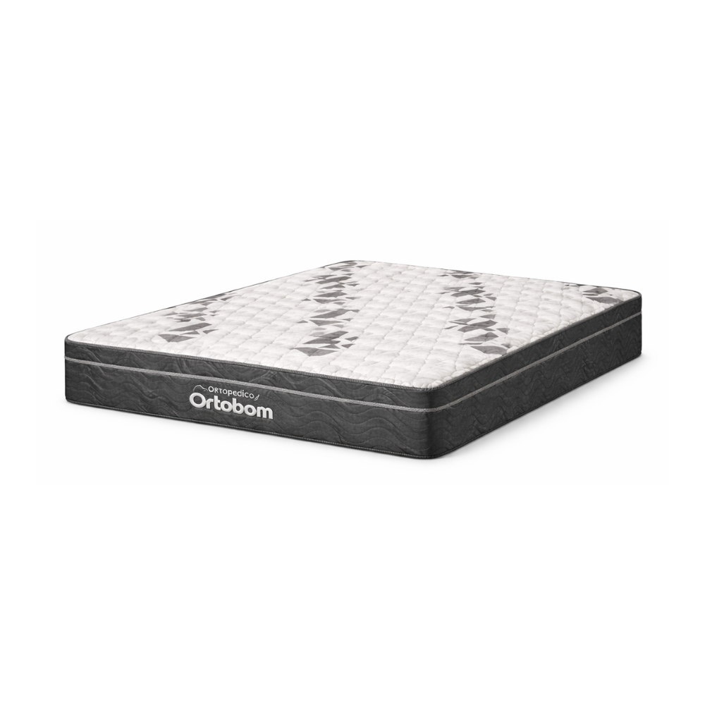 Cama Box Casal Airtech D33 (Colchão + Base) 138x188 Ortobom