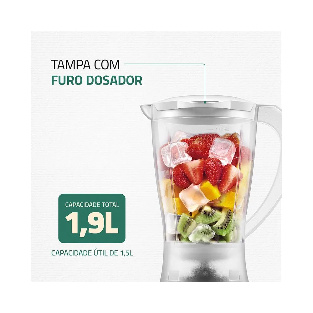 Liquidificador Mondial Easy Power L-550 2 Velocidades 550W