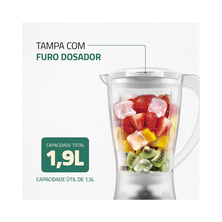 Liquidificador Mondial Easy Power L-550 2 Velocidades 550W