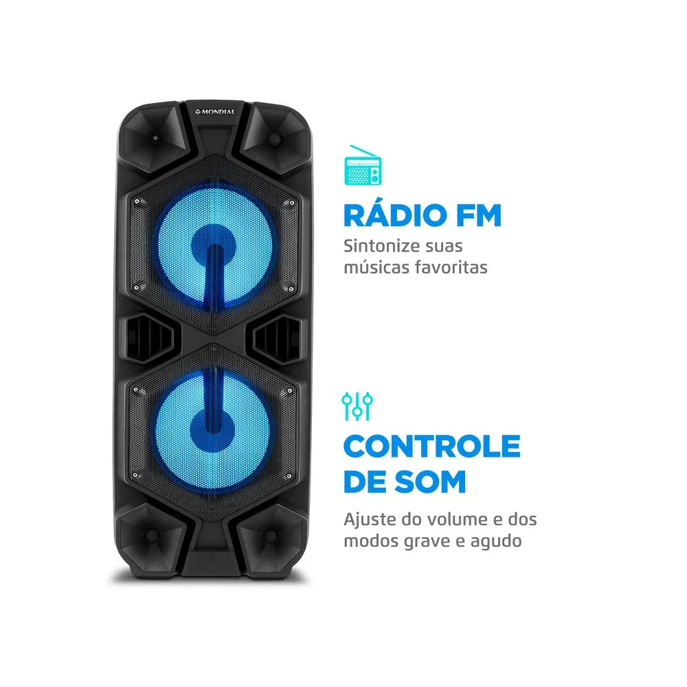 Caixa Amplificada Connect Mega Sound II CM-1500