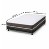 Conjunto Box Casal Isoflex D33 (Base + Colchão) 138x188cm Bacetto
