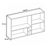 Armário Aéreo 120cm 2 Portas Firenze Demóbile