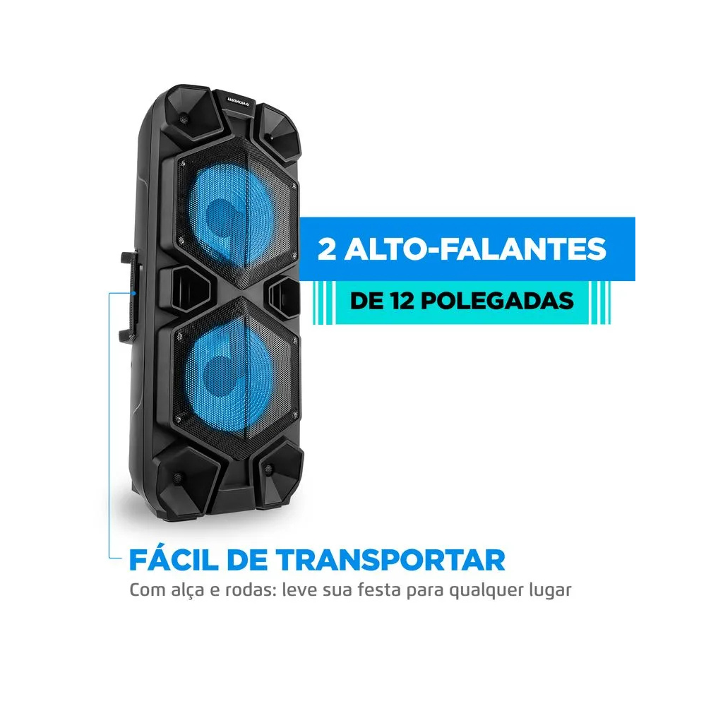 Caixa Amplificada Connect Mega Sound II CM-1500