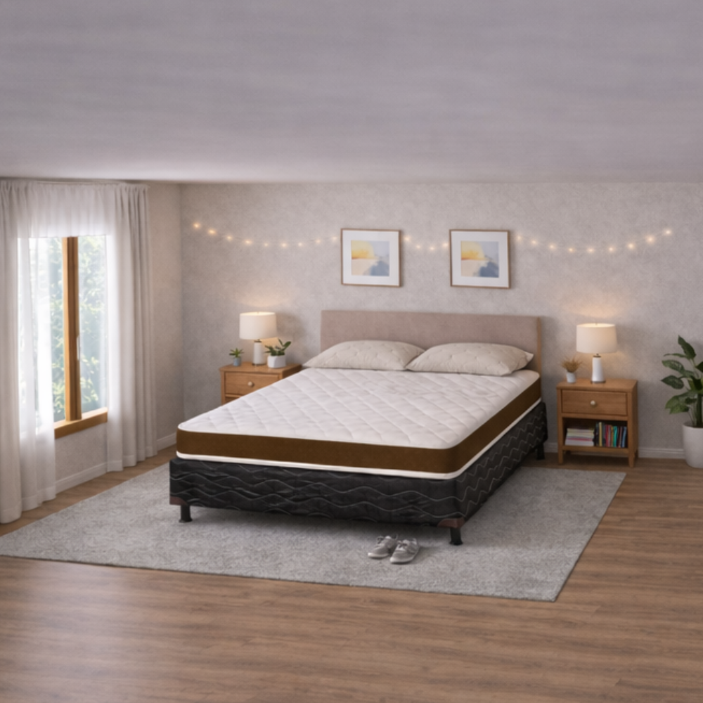 Conjunto Box Casal Isoflex D28 138X188 (Colchão+Base) Bacetto