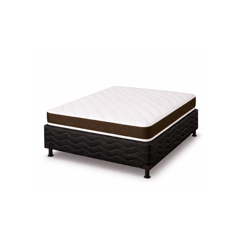 Conjunto Box Casal Isoflex D28 138X188 (Colchão+Base) Bacetto