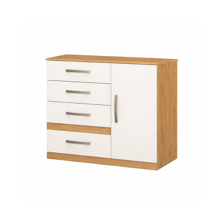 Cômoda 4 Gavetas 1 Porta Vênus Moval