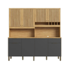 Cozinha Compacta 8 Portas 2 Gavetas Concord Ronipa