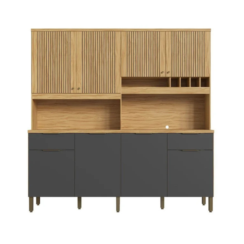 Cozinha Compacta 8 Portas 2 Gavetas Concord Ronipa