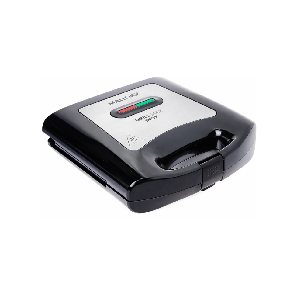 Sanduicheira Grill Max Mallory - INOX/PRETO
