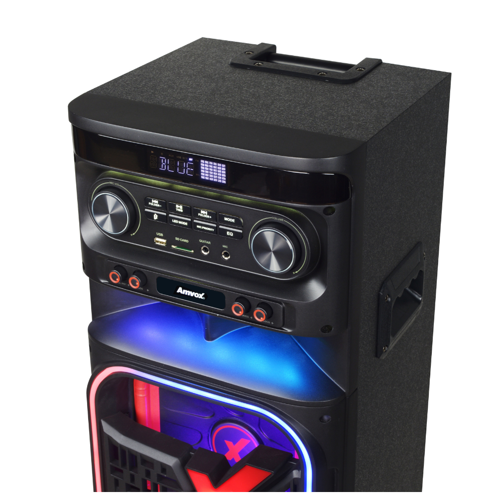 Caixa de som Torre de Som Amvox ATX 1508M Quadradinho