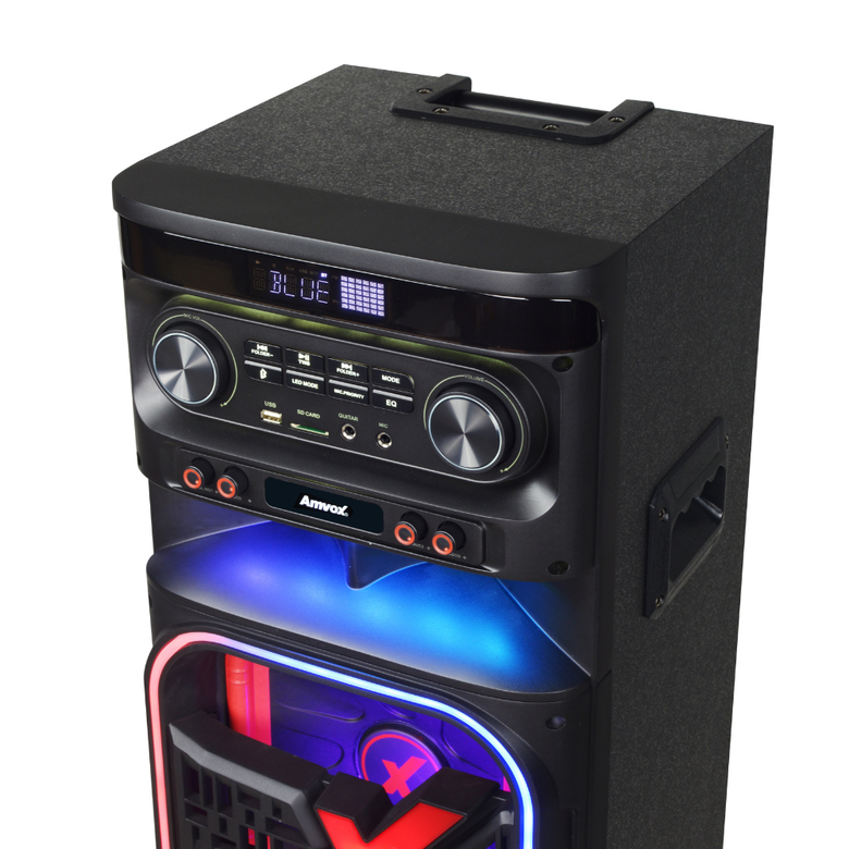 Caixa de Som Torre de Som Amvox ATX 2108M Quadradinho