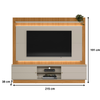 Home para Tv Até 75 Polegadas 2 Portas Flex Guararapes Linea