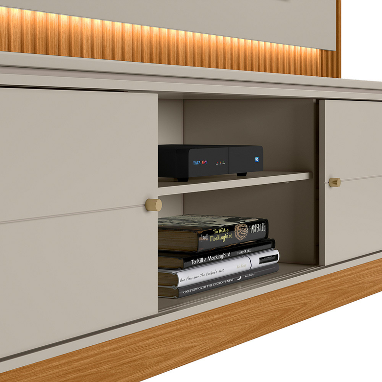 Home para Tv Até 75 Polegadas 2 Portas Guararapes Linea