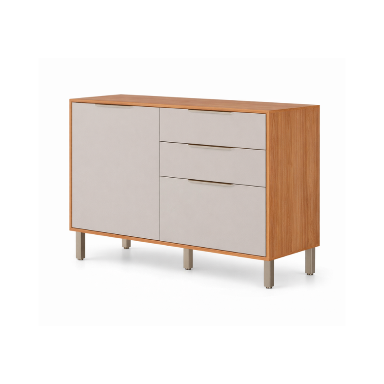 Balcão 120cm 2 Portas 2 Gavetas Divina MGM Móveis