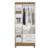 Guarda-Roupa 3 Portas 2 Gavetas Lima Moval