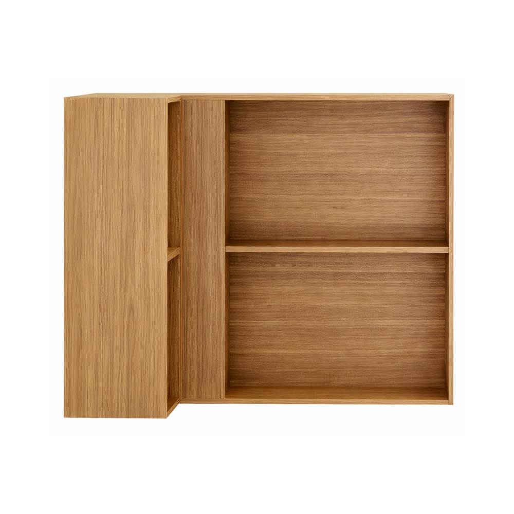 Armário Aéreo de Canto Reto 1 Porta 90cm Art Kits Paraná - FREIJO/RISCATTO