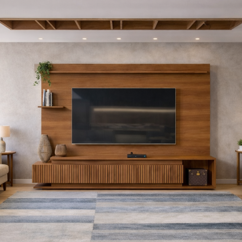 Home Para TV 65 Ripado 3D 2 Portas Istambul  Lukaliam