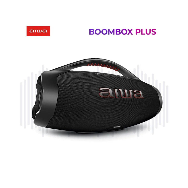 Caixa de Som Boombox Plus BBS-01-B 200W BT 30H IP66 USB AIWA
