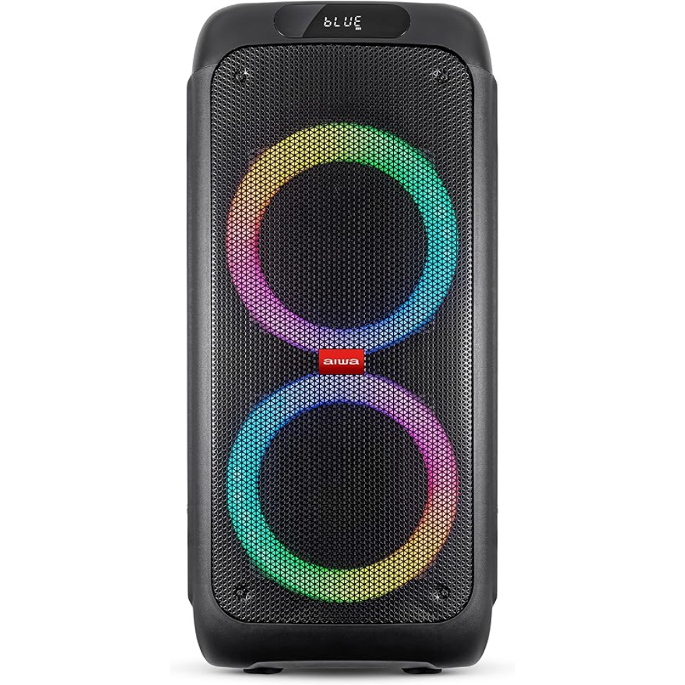Caixa de Som PartyBox AIWA PB-01 BT 15H RGB USB TWS Preto - PRETO