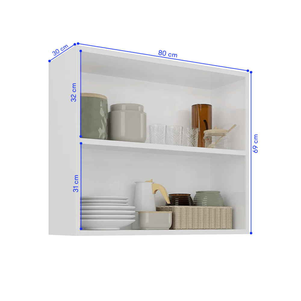 Armário Aéreo 2 Portas Renova Itatiaia