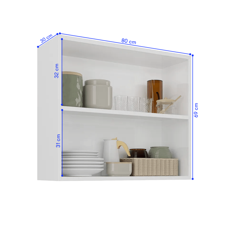 Armário Aéreo 2 Portas Renova Itatiaia