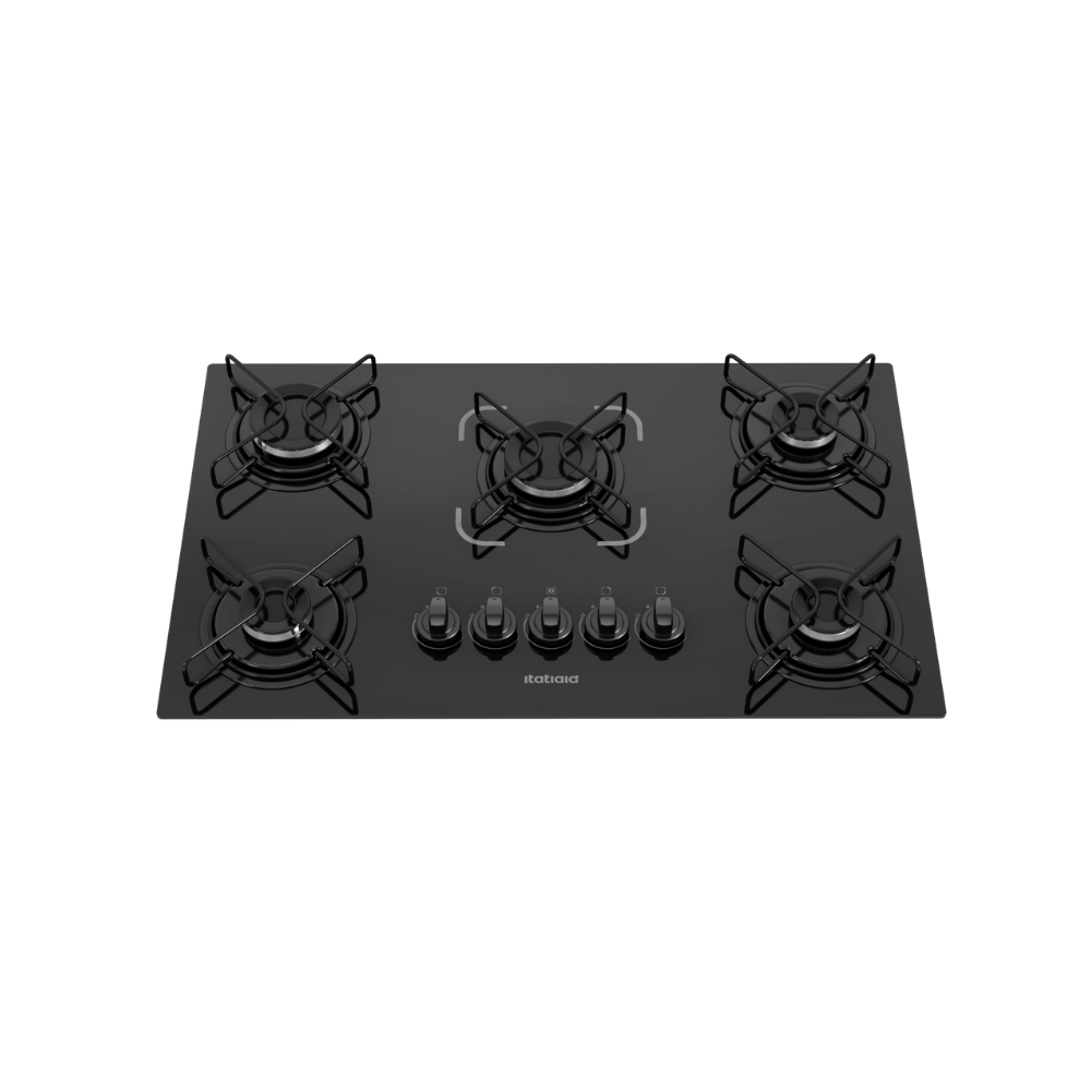 Cooktop Essencial 5 Bocas Itatiaia - PRETO
