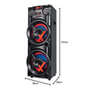 Caixa de Som Torre Amplificada Bluetooth 1900W ACA 1900 Amvox
